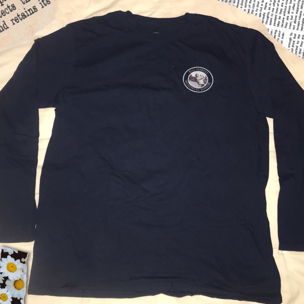 Imperial Long sleeve navy tee